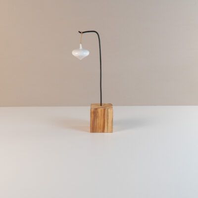 Goccia mini a castagna bianca